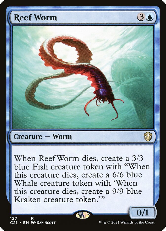 Verme do Recife / Reef Worm - Magic: The Gathering - MoxLand