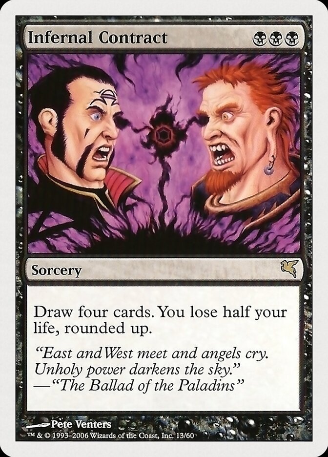 Contrato Infernal / Infernal Contract - Magic: The Gathering - MoxLand