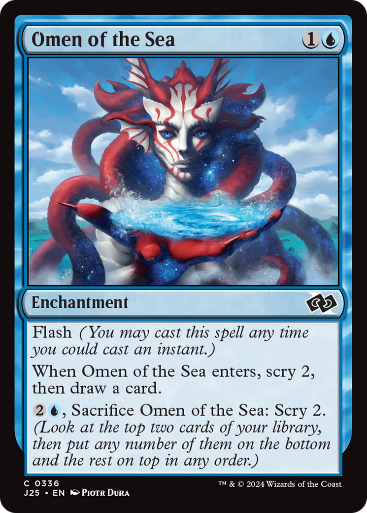 Augúrio do Mar / Omen of the Sea - Magic: The Gathering - MoxLand