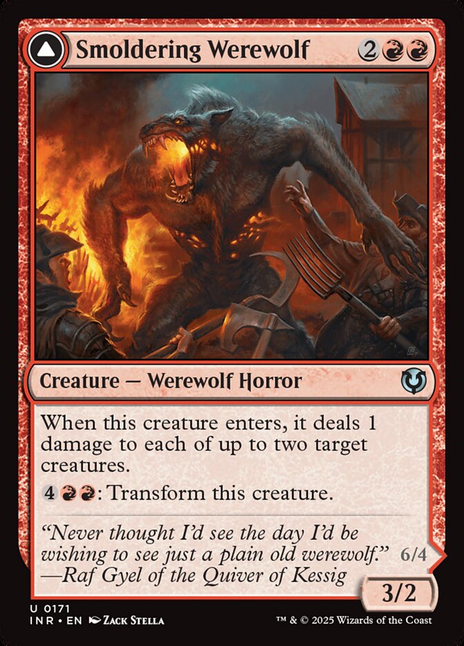 Lobisomem Ardente / Smoldering Werewolf - Magic: The Gathering - MoxLand