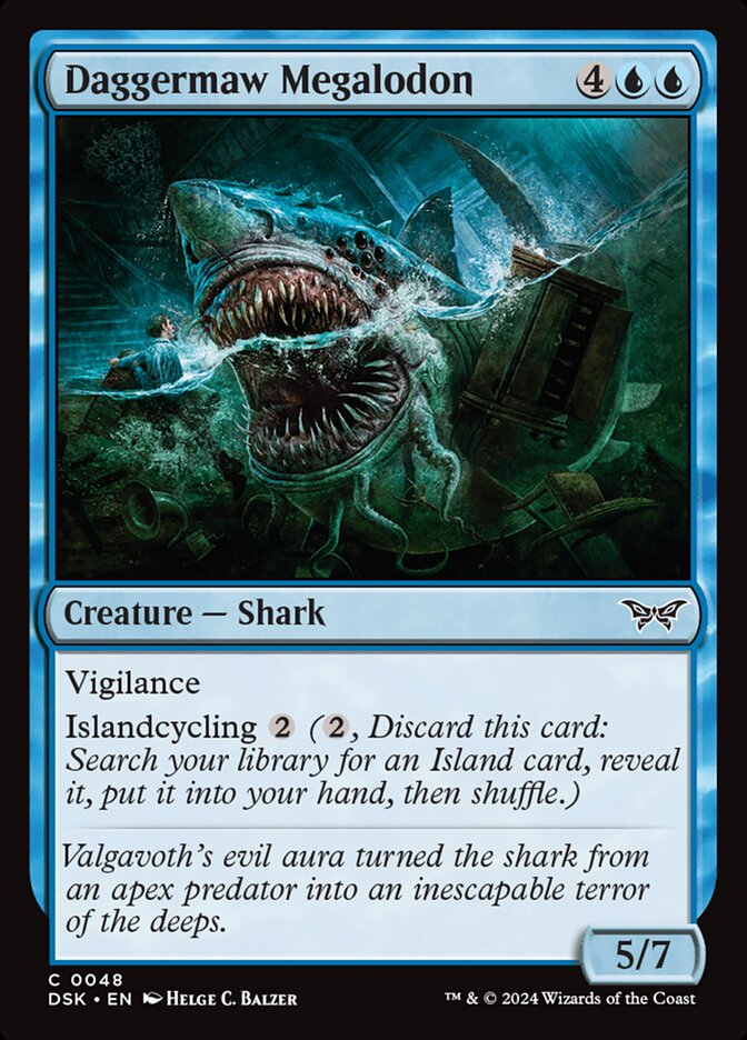 Megalodonte Presadaga / Daggermaw Megalodon - Magic: The Gathering - MoxLand