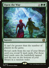 Abrir o Caminho / Open the Way - Magic: The Gathering - MoxLand