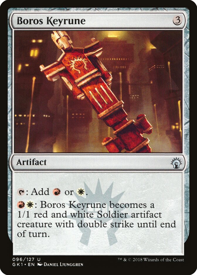 Chave Rúnica Boros / Boros Keyrune - Magic: The Gathering - MoxLand