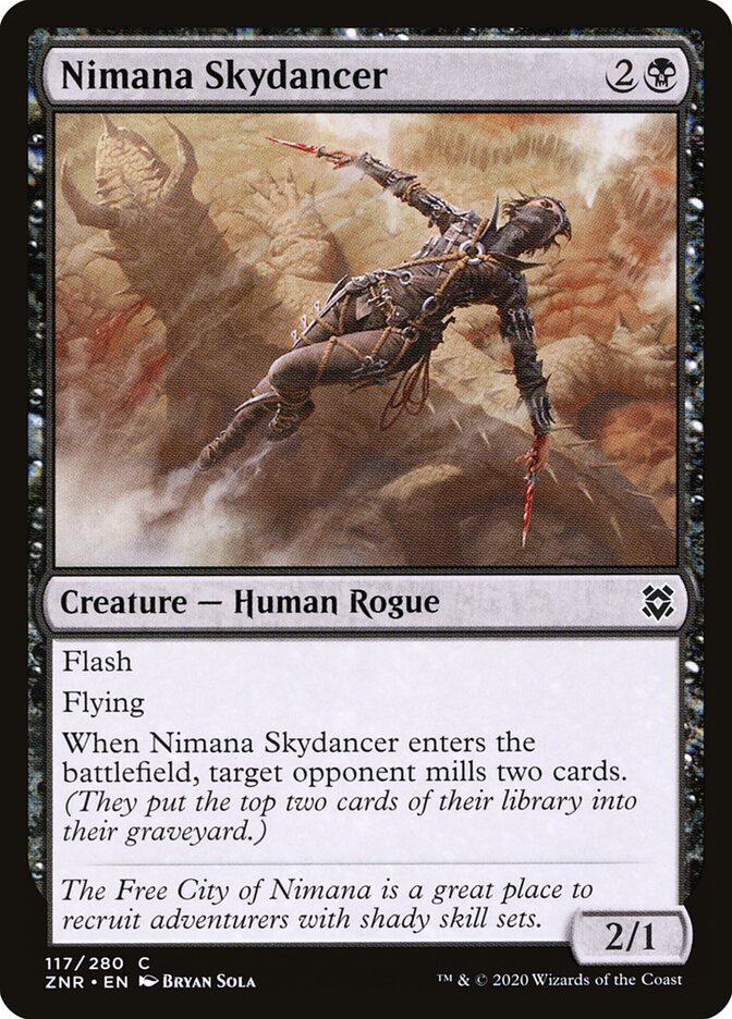 Dançarina Celeste de Nimana / Nimana Skydancer - Magic: The Gathering - MoxLand
