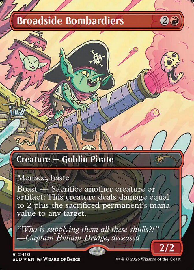Bombardeiros de Bordo / Broadside Bombardiers - Magic: The Gathering - MoxLand