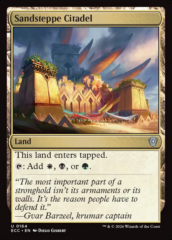 Cidadela da Estepe Arenosa / Sandsteppe Citadel - Magic: The Gathering - MoxLand
