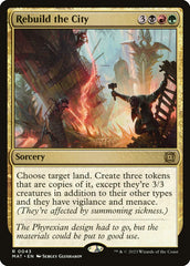 Reconstruir a Cidade / Rebuild the City - Magic: The Gathering - MoxLand