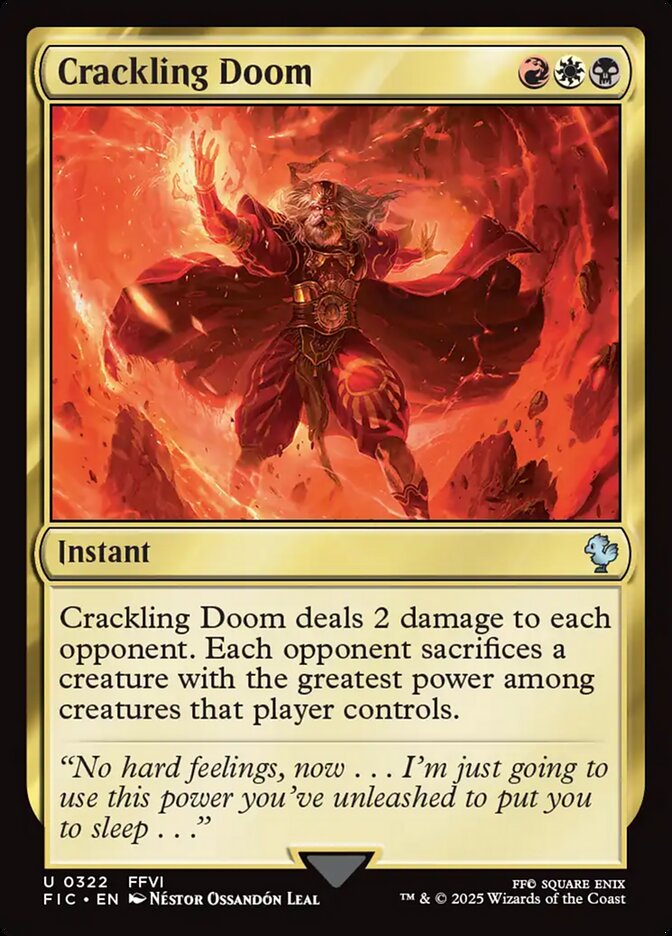 Fim Crepitante / Crackling Doom - Magic: The Gathering - MoxLand