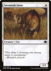 Leões da Savana / Savannah Lions - Magic: The Gathering - MoxLand