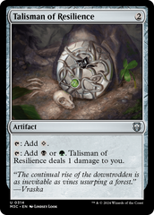 Talismã da Resiliência / Talisman of Resilience - Magic: The Gathering - MoxLand