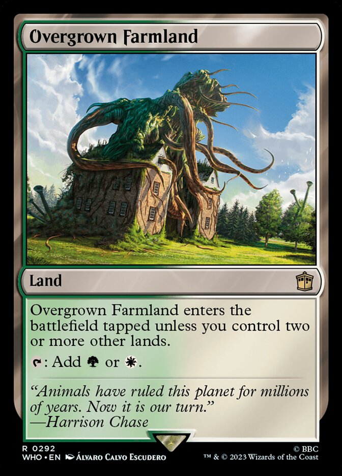 Campos Baldios / Overgrown Farmland - Magic: The Gathering - MoxLand