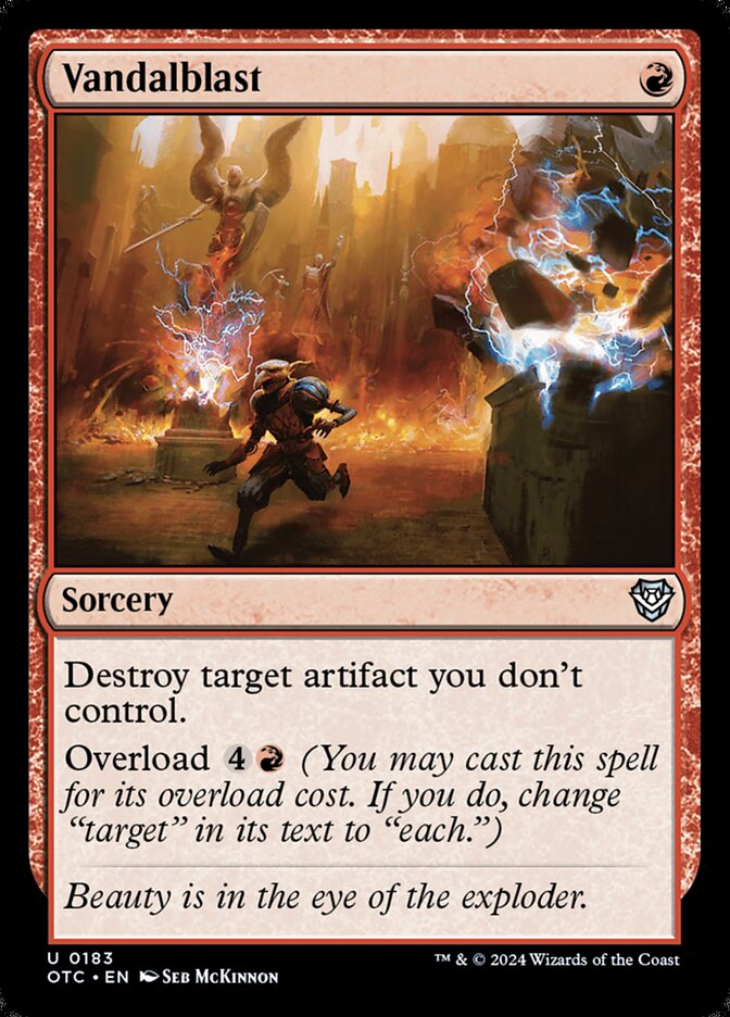 Explosão Vandálica / Vandalblast - Magic: The Gathering - MoxLand