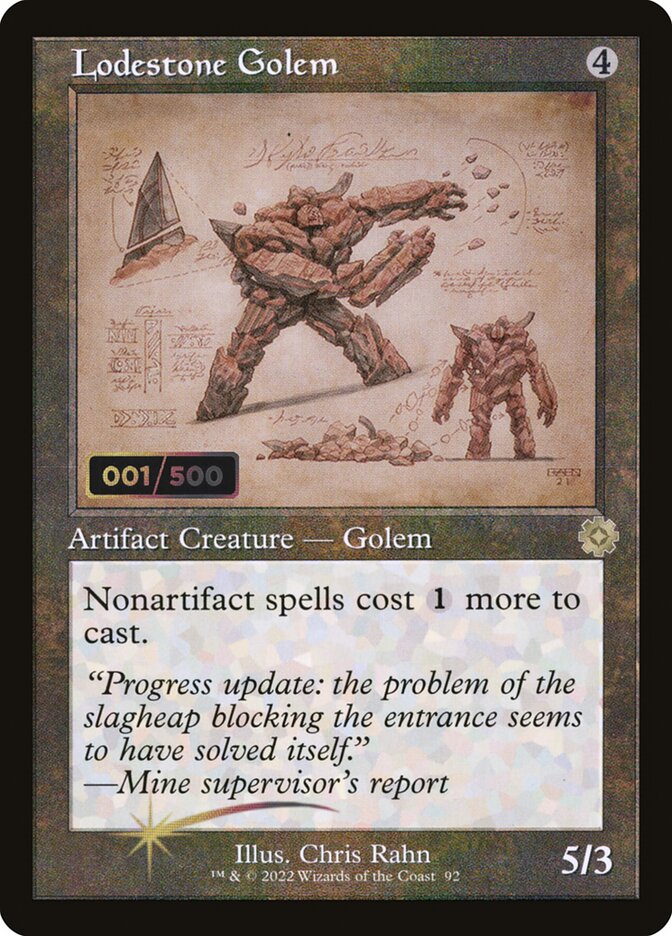 Golem de Magnetita / Lodestone Golem - Magic: The Gathering - MoxLand