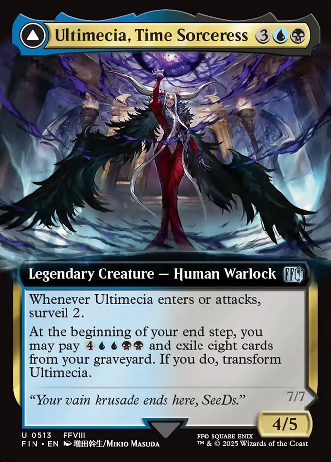Ultimecia, Feiticeira Temporal / Ultimecia, Time Sorceress - Magic: The Gathering - MoxLand