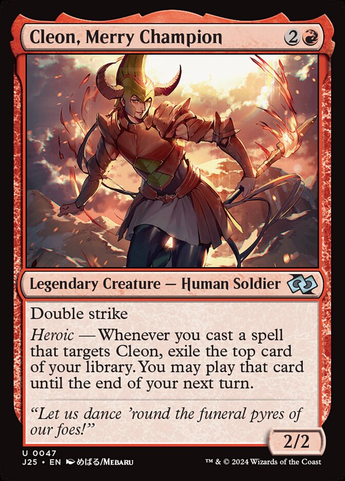 Cleon, Merry Champion - Magic: The Gathering - MoxLand