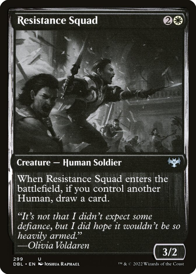 Esquadrão da Resistência / Resistance Squad - Magic: The Gathering - MoxLand