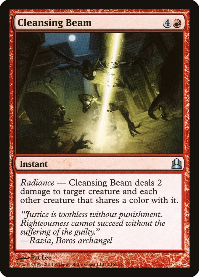 Raio Purificador / Cleansing Beam - Magic: The Gathering - MoxLand