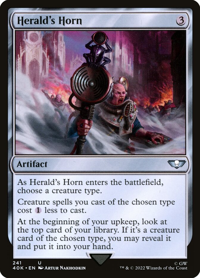 Corneta do Arauto / Herald's Horn - Magic: The Gathering - MoxLand