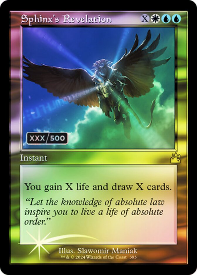 Revelação da Esfinge / Sphinx's Revelation - Magic: The Gathering - MoxLand