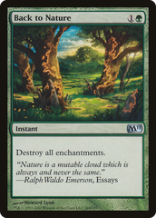Retorno à Natureza / Back to Nature - Magic: The Gathering - MoxLand