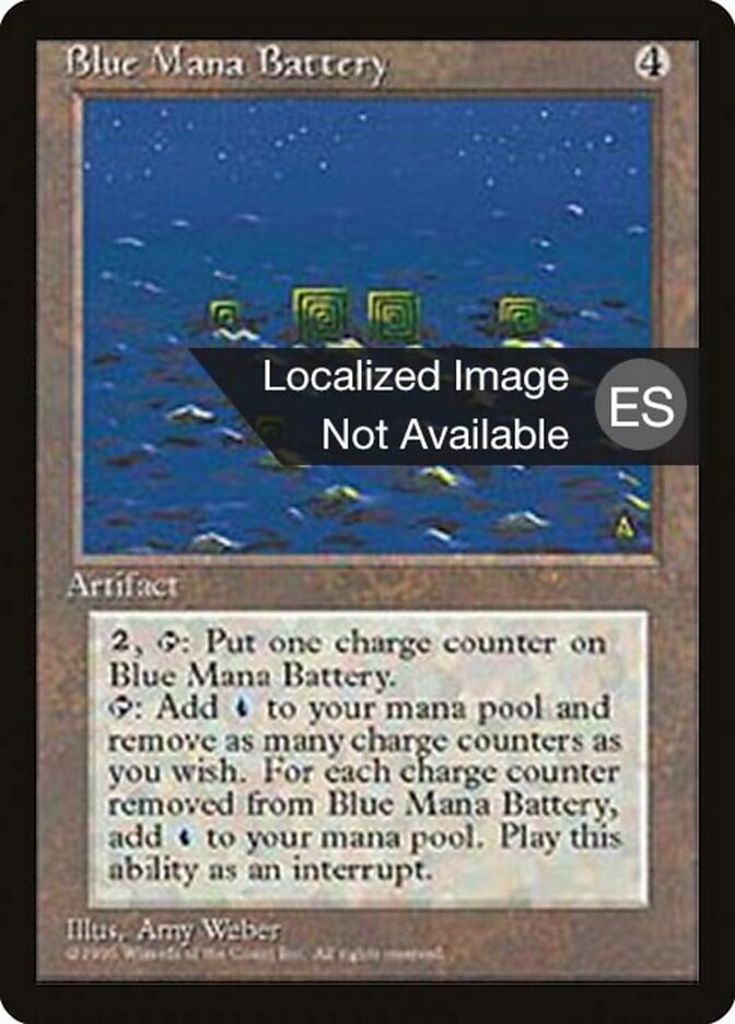 Bateria de Mana Azul / Blue Mana Battery - Magic: The Gathering - MoxLand