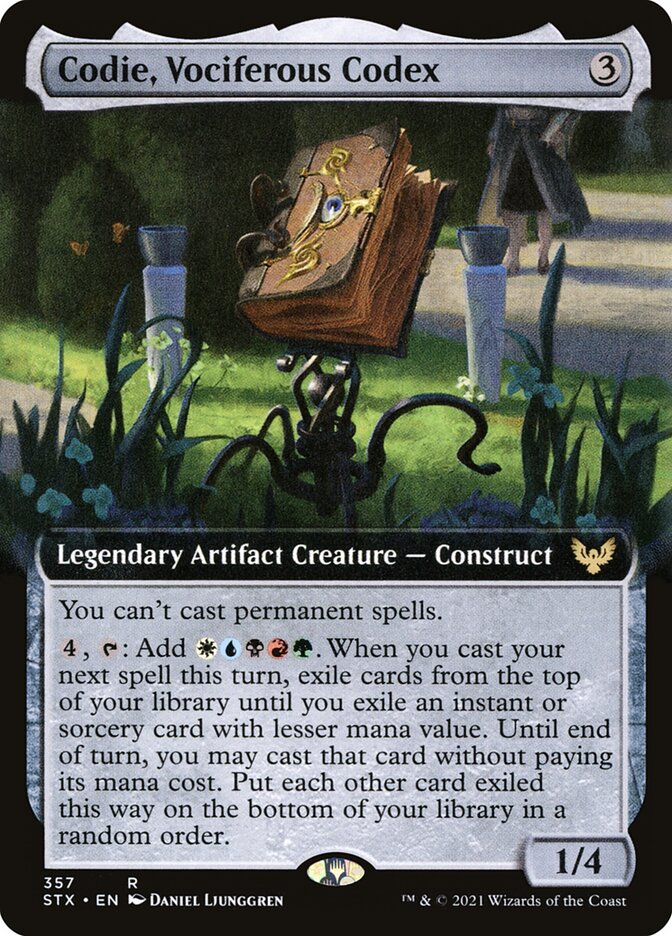 Codie, Códice Vocífero / Codie, Vociferous Codex - Magic: The Gathering - MoxLand