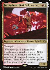 Jor Kadeen, Primeiro Guardião Dourado / Jor Kadeen, First Goldwarden - Magic: The Gathering - MoxLand