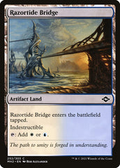 Ponte de Marcortante / Razortide Bridge - Magic: The Gathering - MoxLand