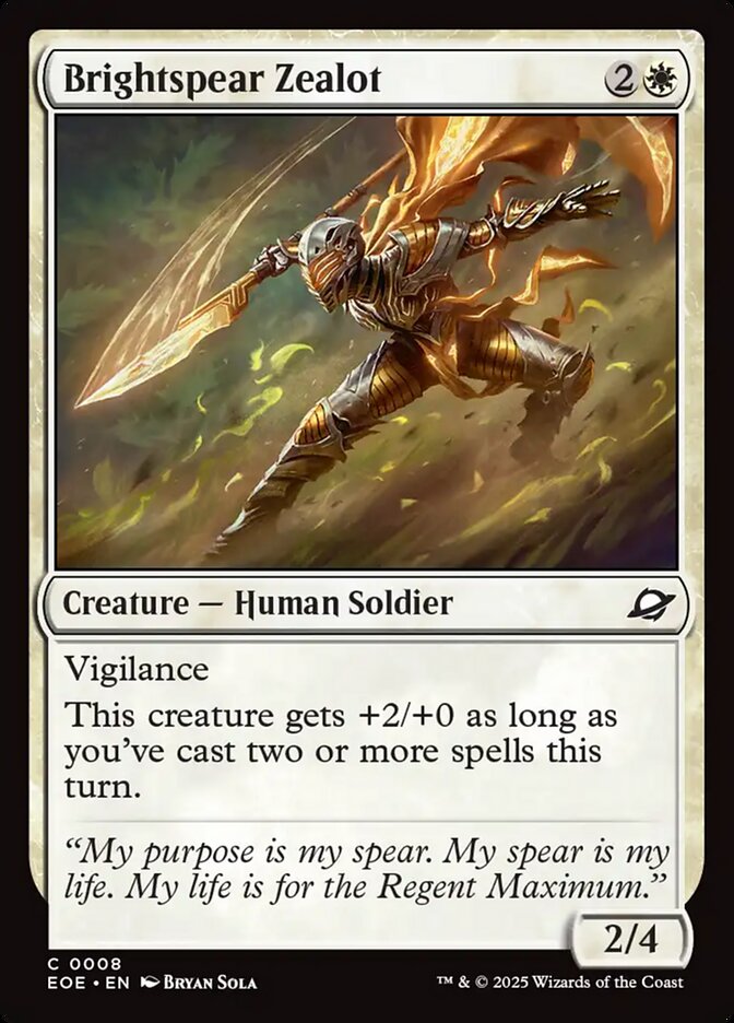 Zelote da Luminolança / Brightspear Zealot - Magic: The Gathering - MoxLand
