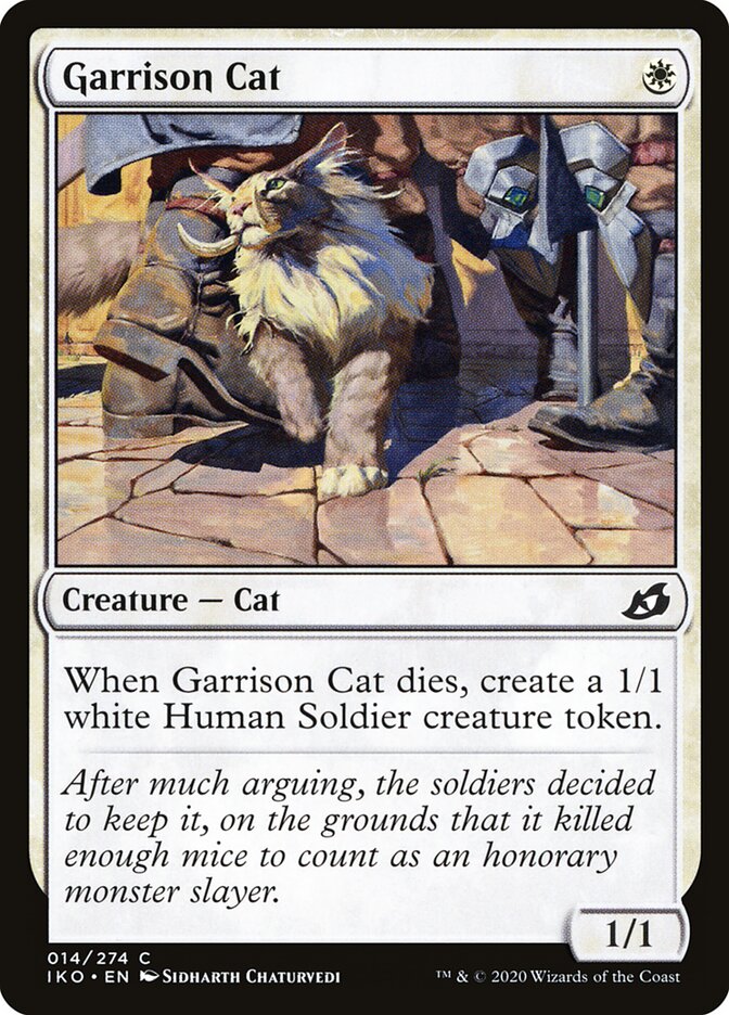 Gato da Guarnição / Garrison Cat - Magic: The Gathering - MoxLand