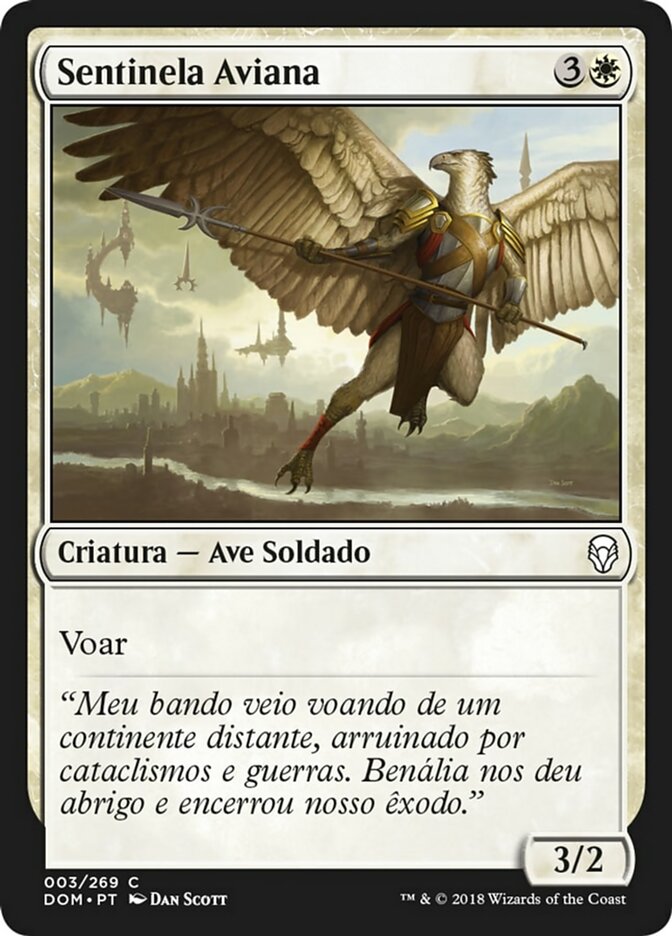 Sentinela Aviana / Aven Sentry - Magic: The Gathering - MoxLand