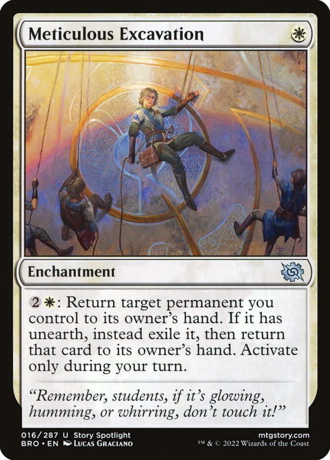 Escavação Meticulosa / Meticulous Excavation - Magic: The Gathering - MoxLand
