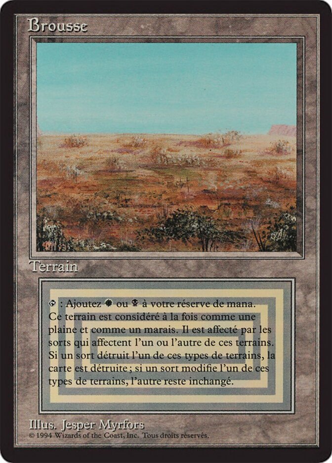 Scrubland - Magic: The Gathering - MoxLand