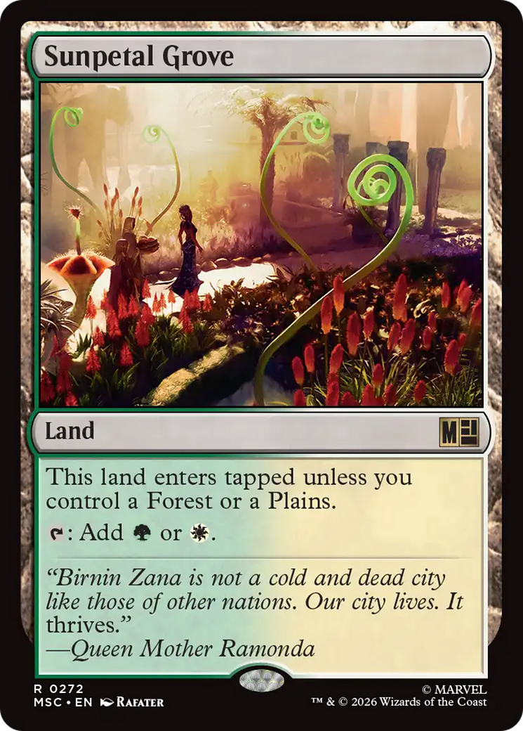 Bosque da Pétala Solar / Sunpetal Grove - Magic: The Gathering - MoxLand