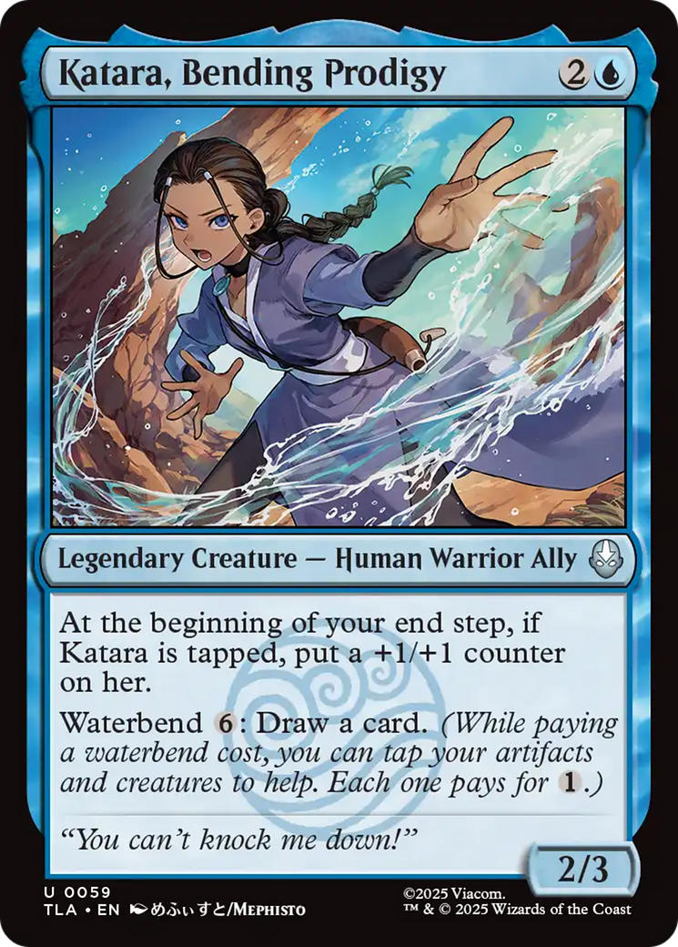 Katara, Prodígio da Dobra / Katara, Bending Prodigy - Magic: The Gathering - MoxLand