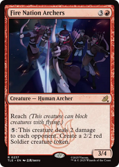 Arqueiros da Nação do Fogo / Fire Nation Archers - Magic: The Gathering - MoxLand