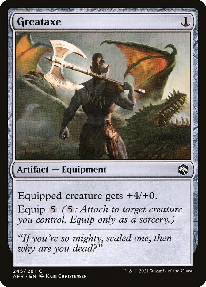 Machado Grande / Greataxe - Magic: The Gathering - MoxLand
