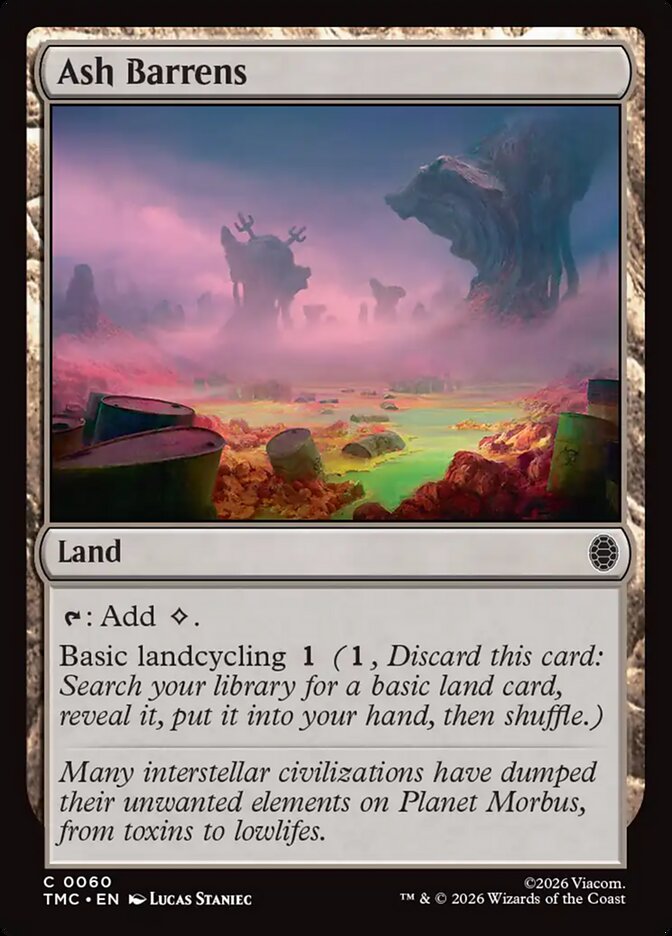 Desolação Fumegante / Ash Barrens - Magic: The Gathering - MoxLand