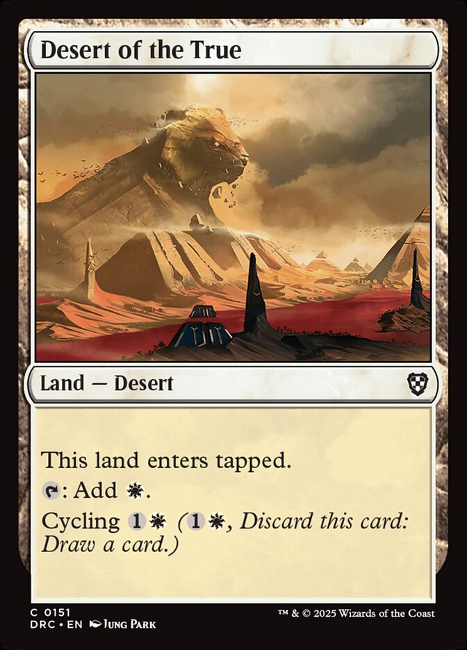 Deserto da Verdadeira / Desert of the True - Magic: The Gathering - MoxLand