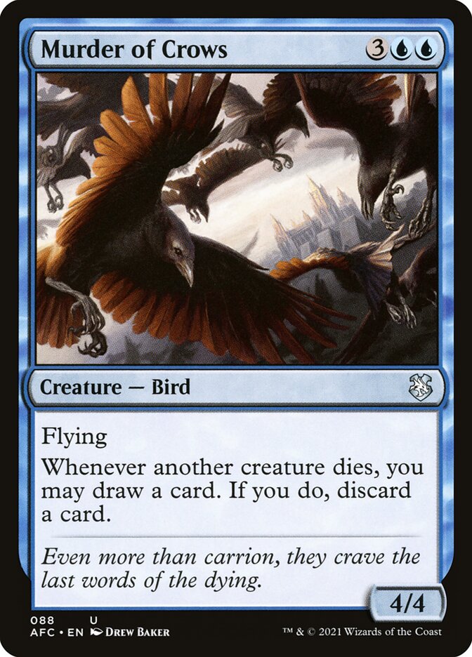 Revoada de Corvos / Murder of Crows - Magic: The Gathering - MoxLand
