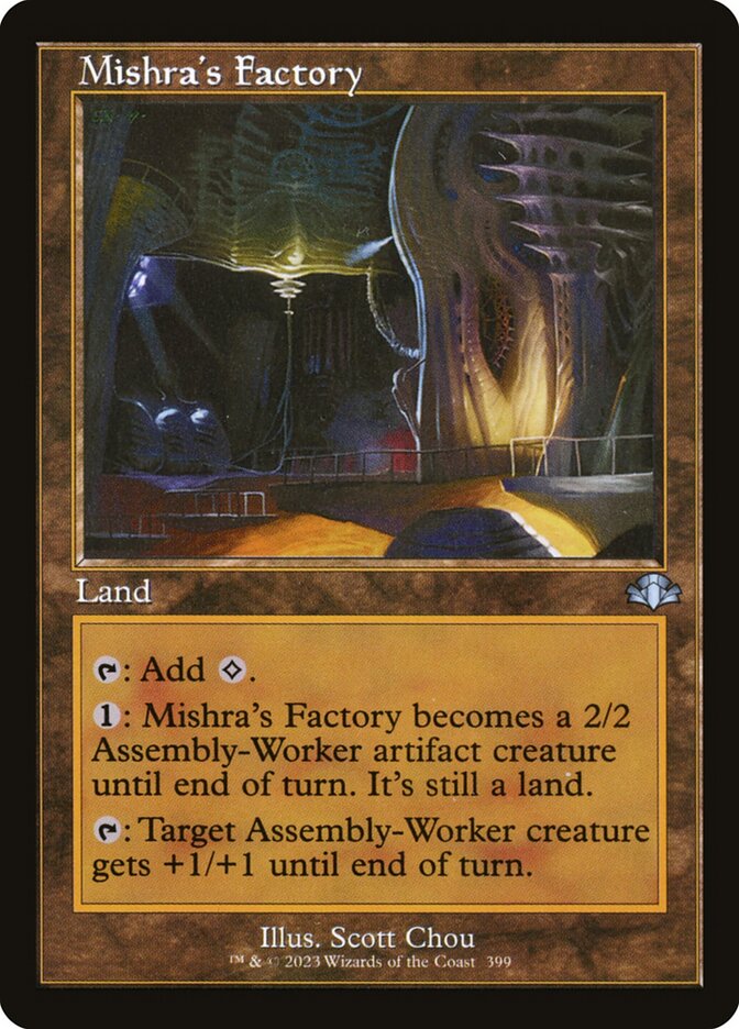 Fábrica de Mishra / Mishra's Factory - Magic: The Gathering - MoxLand