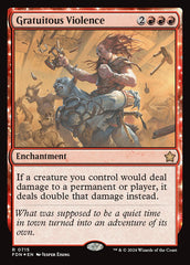 Violência Gratuita / Gratuitous Violence - Magic: The Gathering - MoxLand