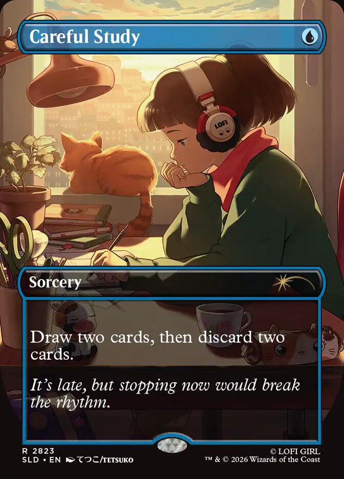 Estudo Cuidadoso / Careful Study - Magic: The Gathering - MoxLand