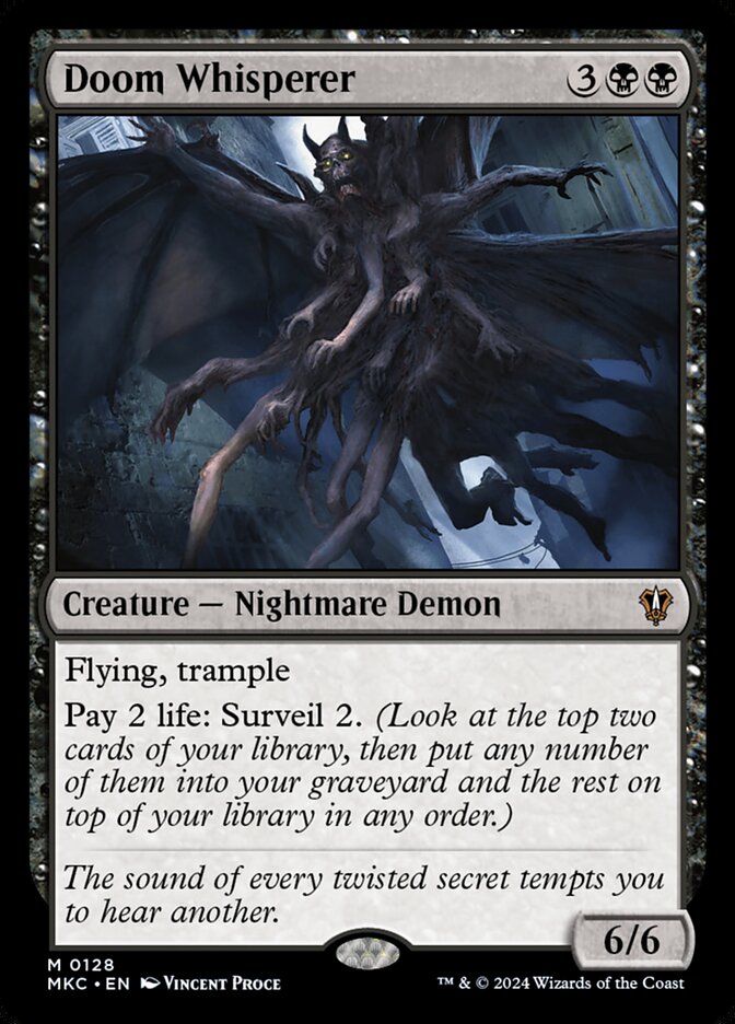 Sussurrador da Ruína / Doom Whisperer - Magic: The Gathering - MoxLand