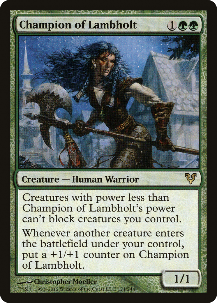 Campeão de Lambholt / Champion of Lambholt - Magic: The Gathering - MoxLand