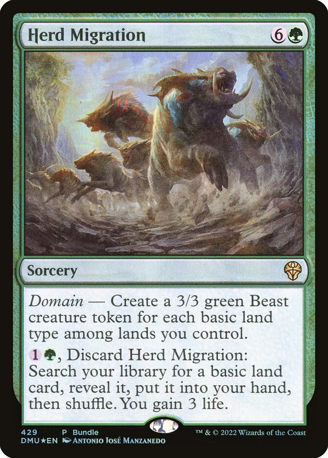 Migração do Rebanho / Herd Migration - Magic: The Gathering - MoxLand