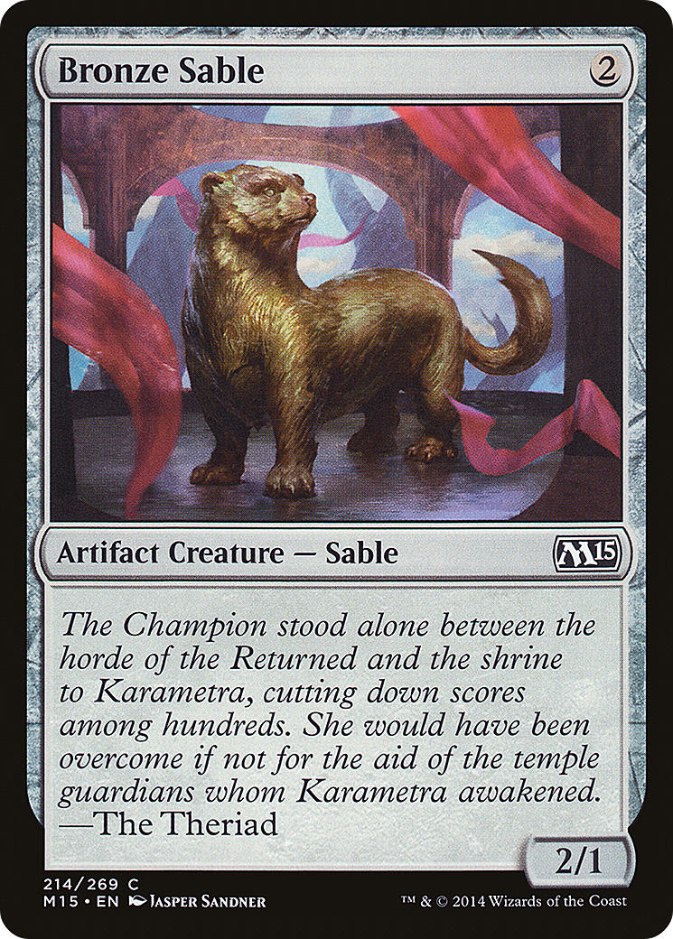 Zibelina de Bronze / Bronze Sable