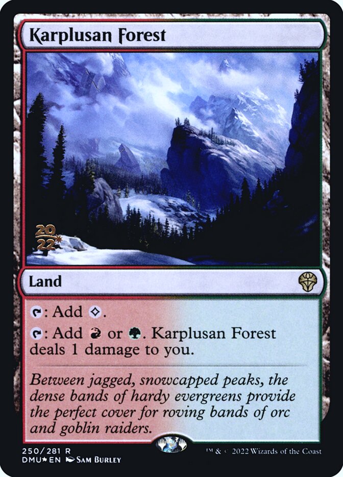 Floresta Karplusana / Karplusan Forest - Magic: The Gathering - MoxLand