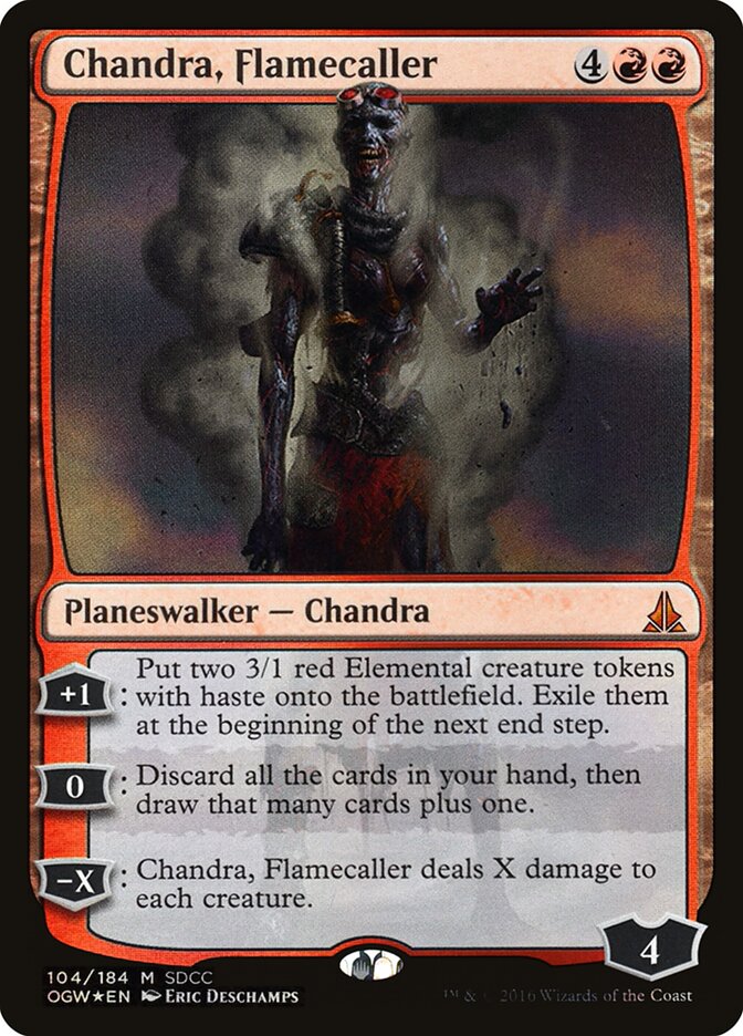 Chandra, Invocadora do Fogo / Chandra, Flamecaller - Magic: The Gathering - MoxLand