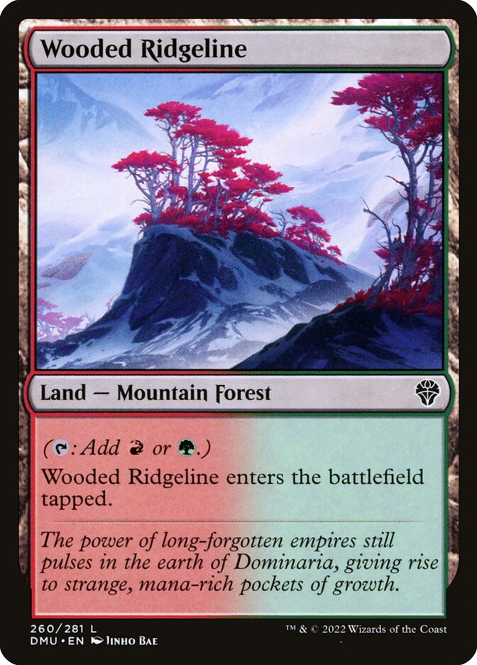 Cume Arborizado / Wooded Ridgeline - Magic: The Gathering - MoxLand